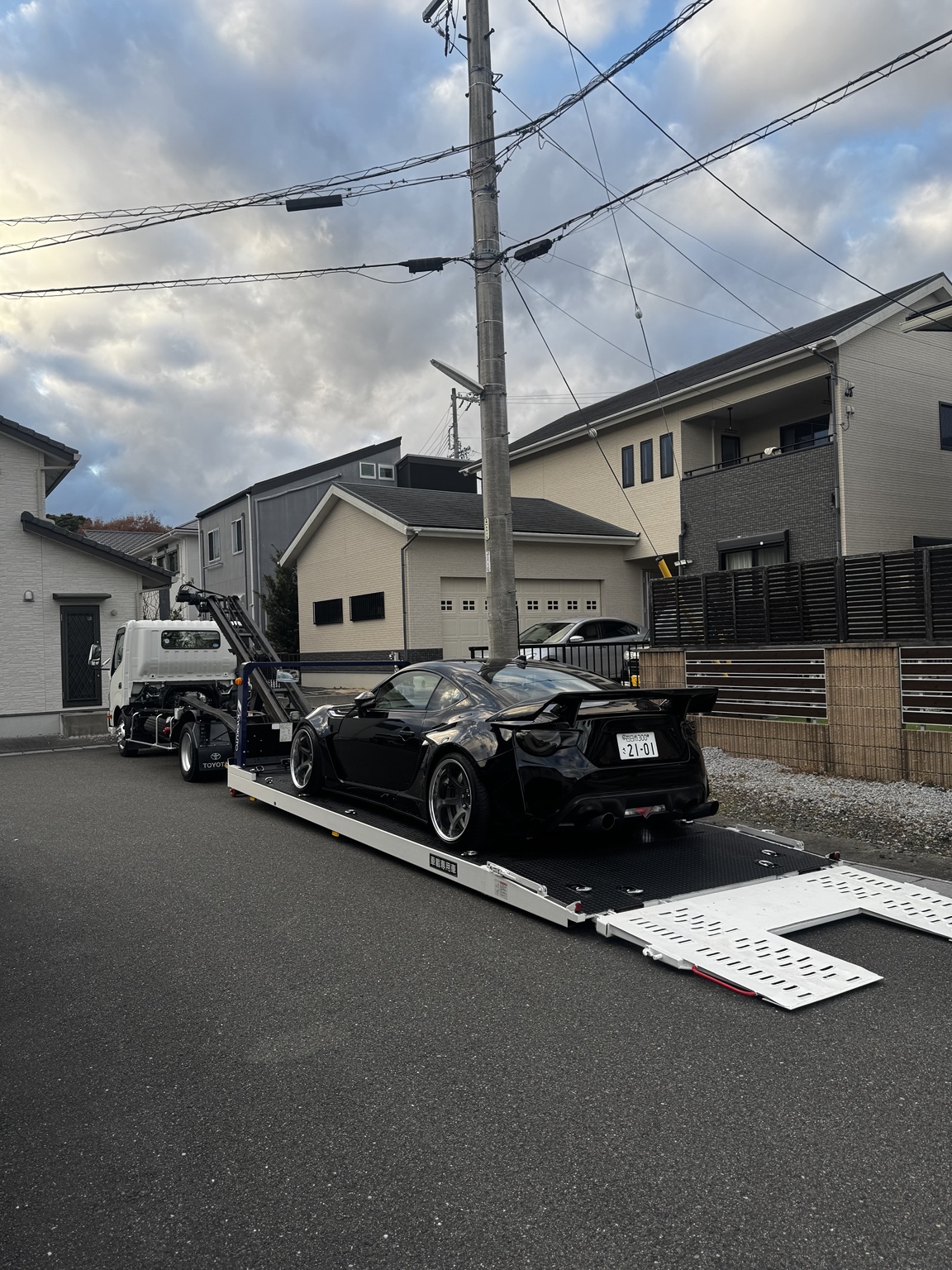 レッカー搬送実績